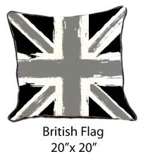 British Flag Black/Gray/White 