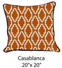 Casablanca White/Brown/Rust Orange