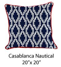 Casablanca Nautical White/Navy/Red 