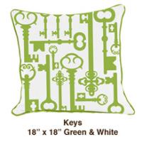 Keys Green / White