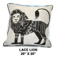 Lace Lion Oatmeal / Black