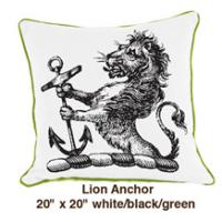 Lion Anchor White / Black / Green