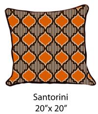 Santorini Oatmeal/Brown/Orange 