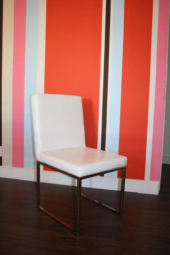 Pasha Chrome Dining Chair - Modern Furniture | Lighting | Bedding