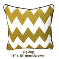 Zig Zag Green / Brown