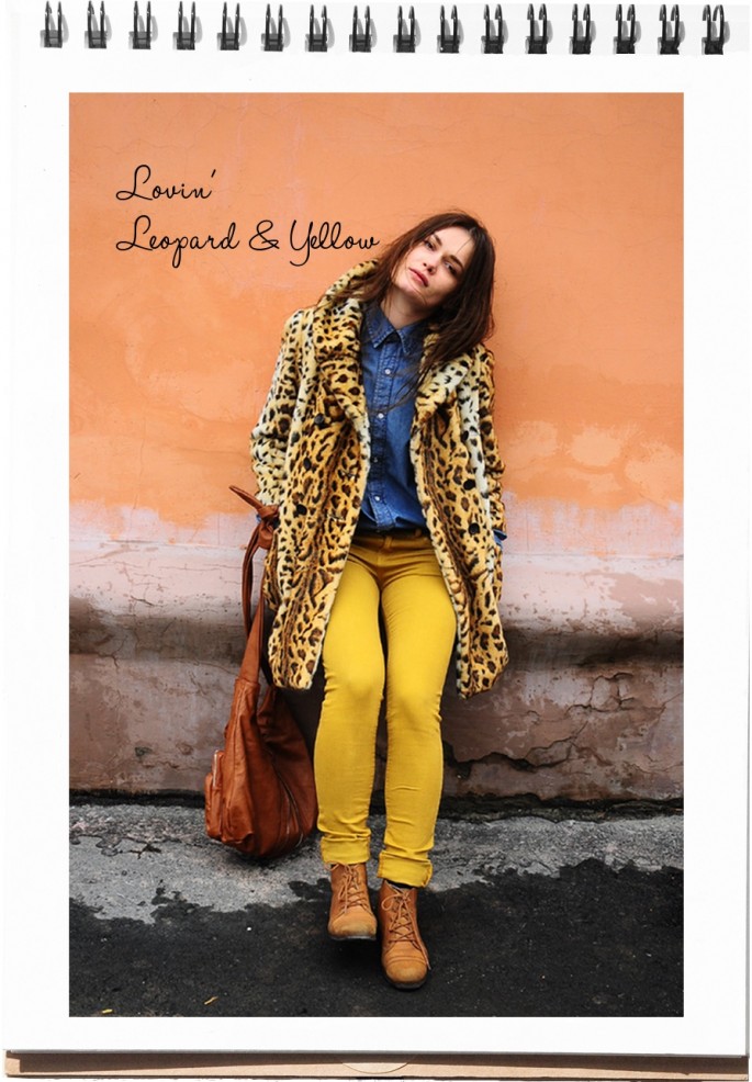 street style scissor sisters mustard yellow leopard